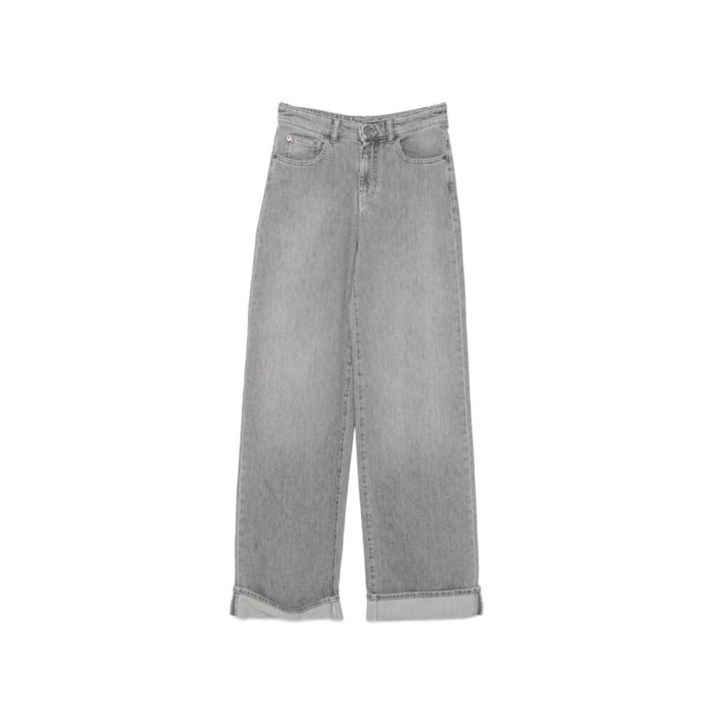 Emporio Armani Women Wide-Leg Denim Jeans